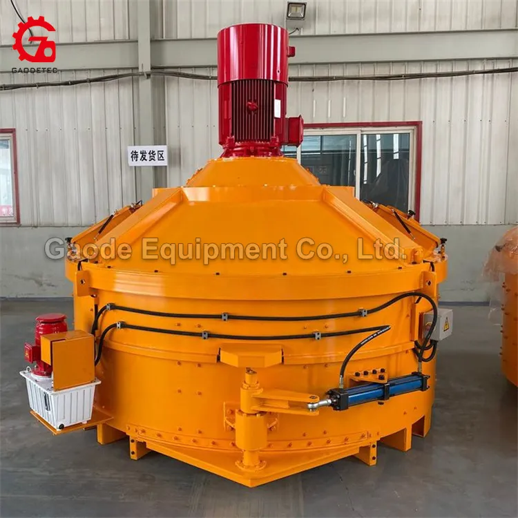 GCPM large capacity concrete planetary mixer mobile mortar mixer